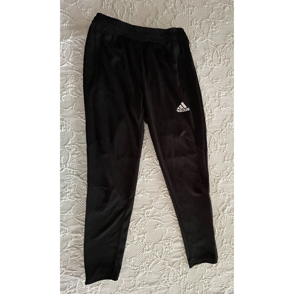 Adidas Climaproof Pants Pockets Logo Workout Zip @ Leg Drawstring  Mens Medium